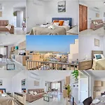 アパート Bright 2br Sea Views From The Balcony